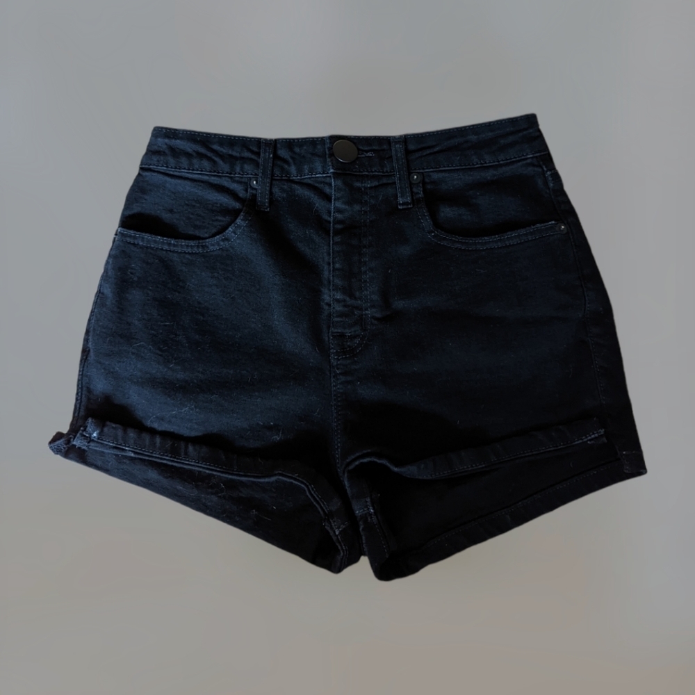 BDG Black Denim Shorts